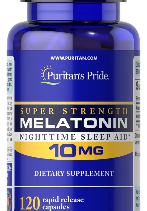 melatonina 10mg 120 caps puritan pride