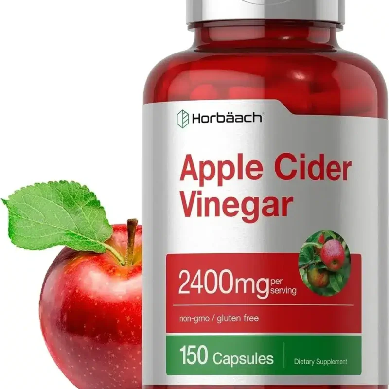 vinagre de manzana 2400mg 150caps horbaach