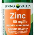 zinc 50mg 200 tab spring valley