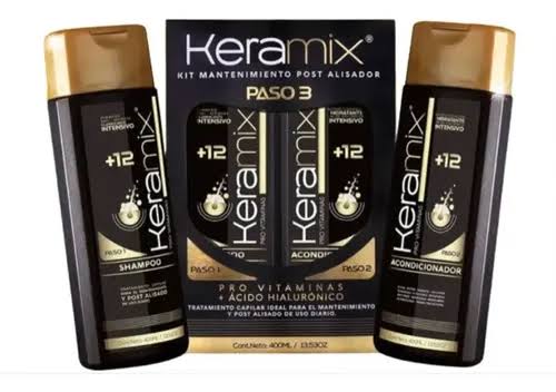 kit de mantenimiento post alisado keramix paso 3