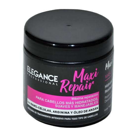 mascarilla capilar elegance maxi repair hidratación intensa 250g