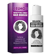 crema para el cabello rizadora efecto curly y ondas eelhoe