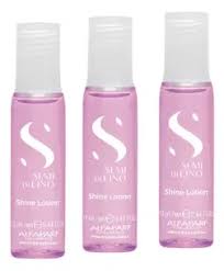 ampollas shine lotion semi di lino alfaparf kit 3