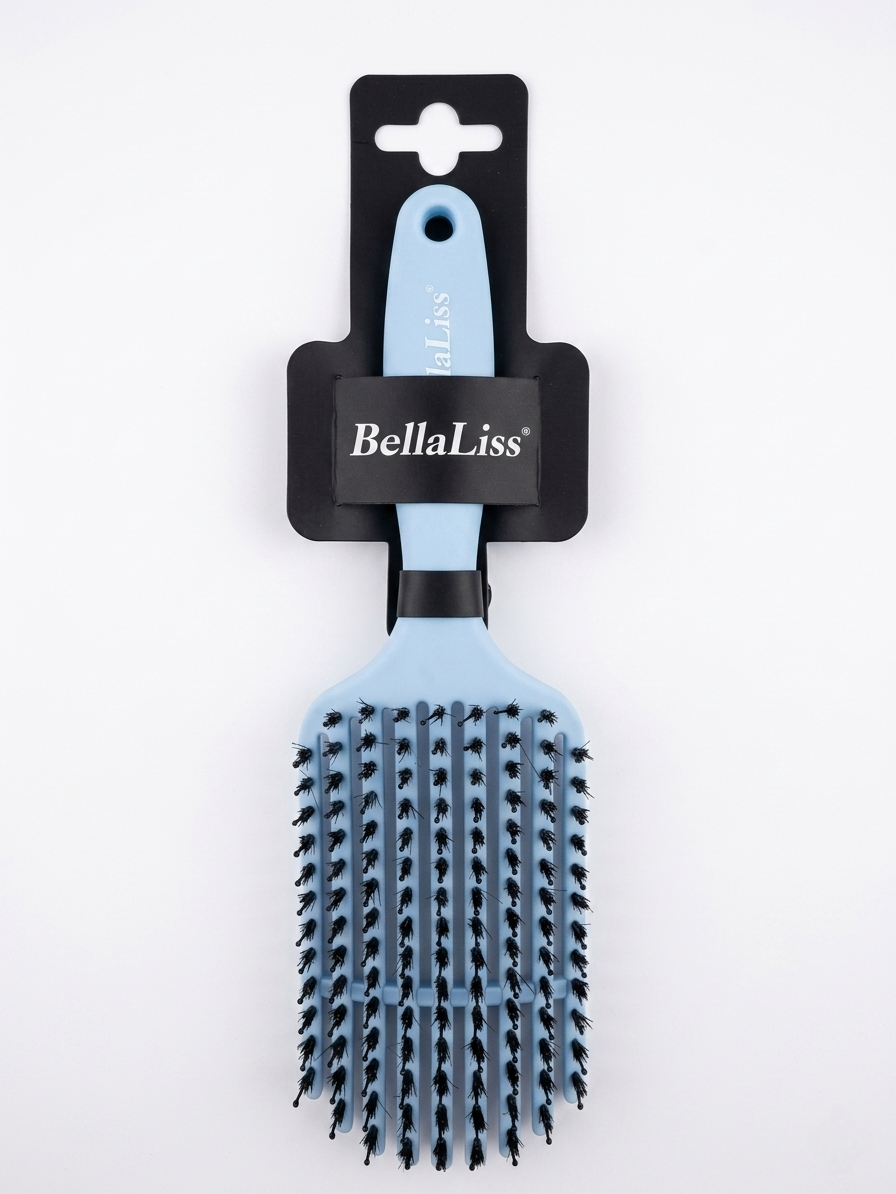 cepillo bellaliss flexible para desenredar o defini rizos