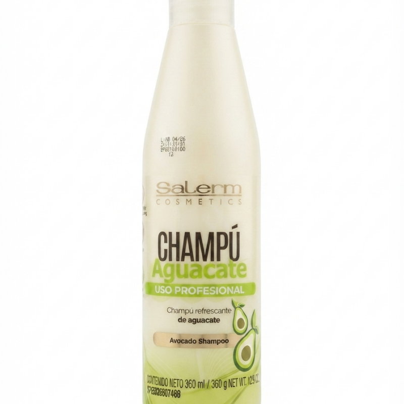 salerm cosmetics champú refrescante de aguacate 360ml