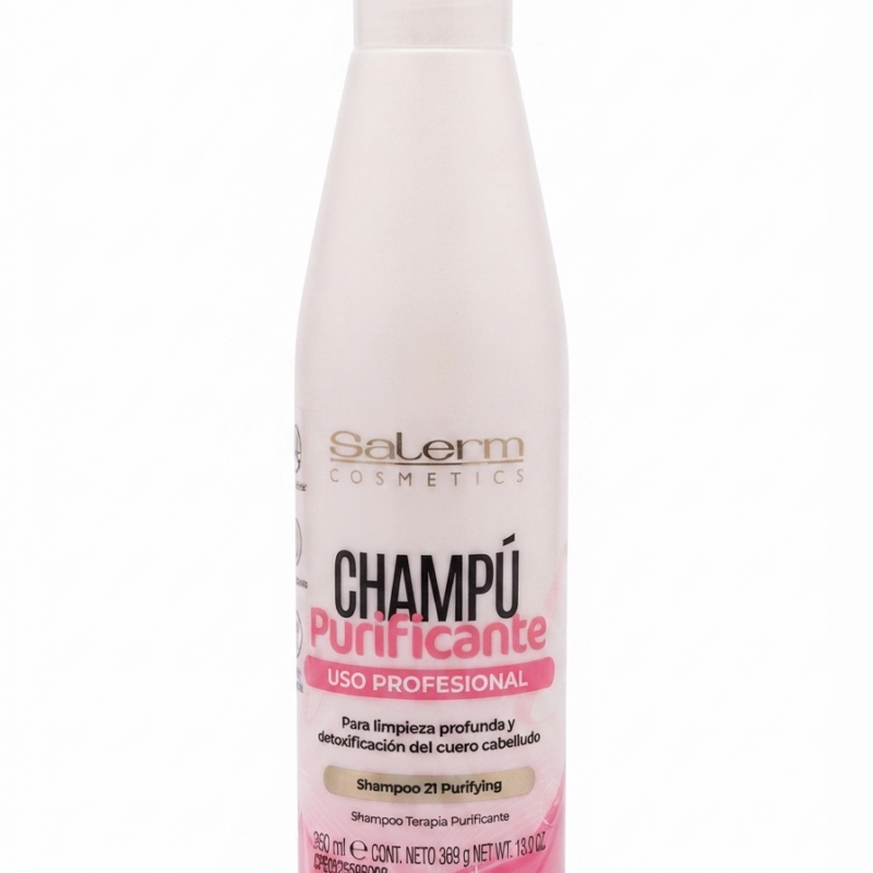 salerm cosmetics champú purificante 369g