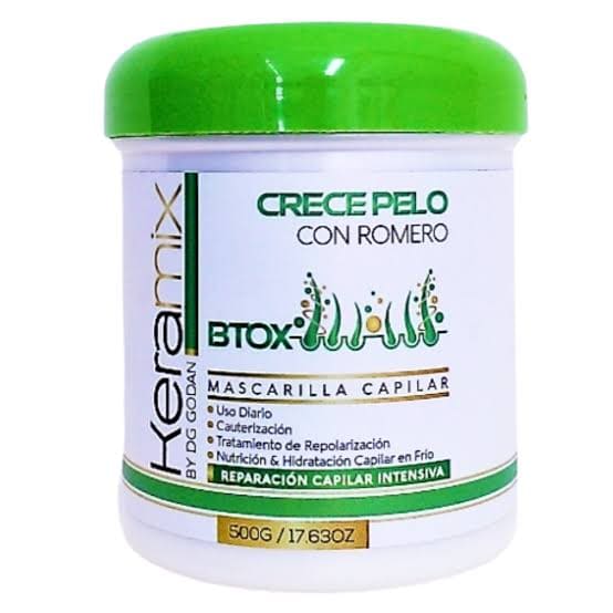 keramix mascarilla capilar crece pelo con romero