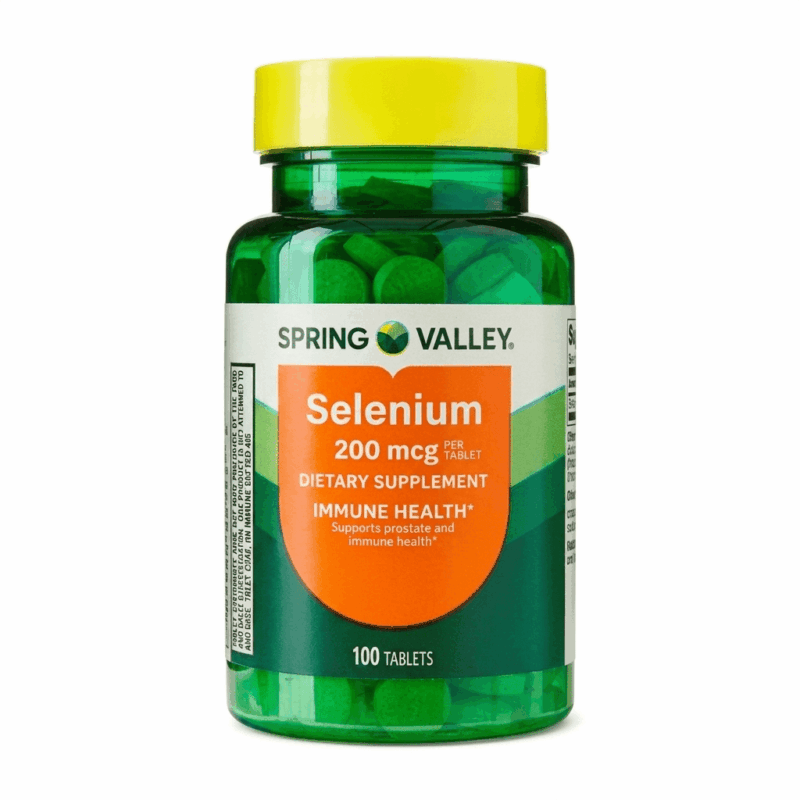 selenio 200mcg, 100 tabletas, spring valley