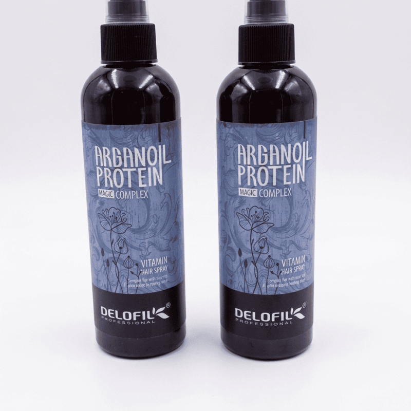 spray de cabello argan oil delofil protector uv /antifrizz 260ml