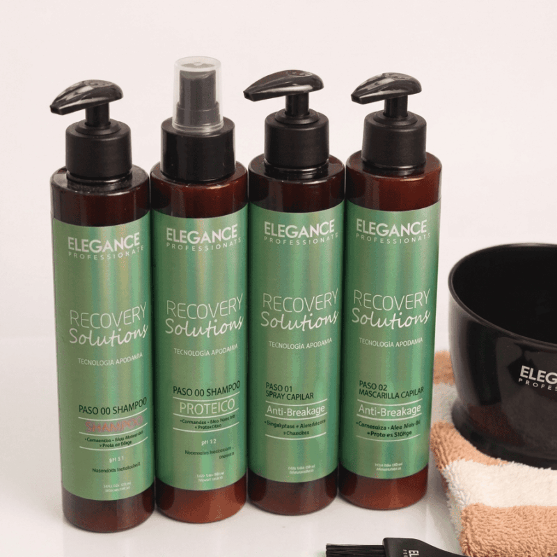 kit elegance recovery solutions tecnologia liposomal 4 pasos