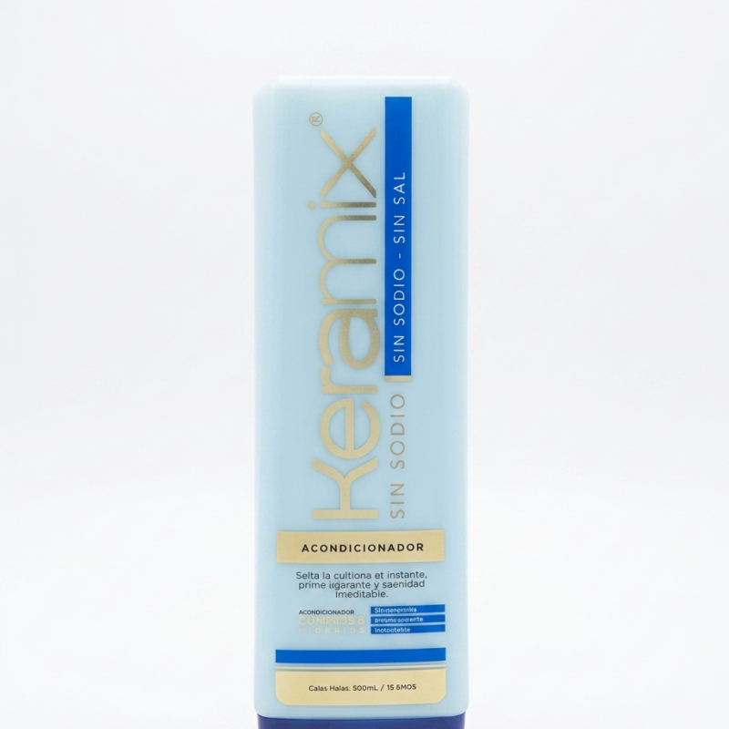 keramix sin sodio sin sal acondicionador 400ml