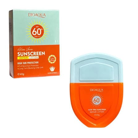 loción protectora solar bioaqua aloe vera spf 60+ pa+++ (40g)