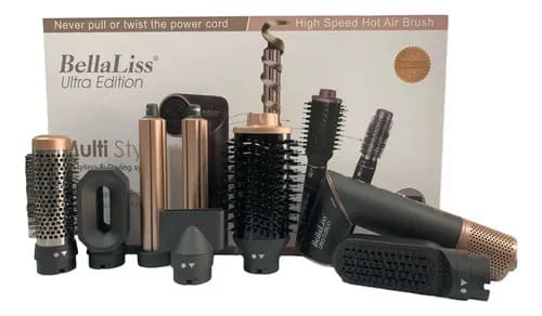 secador bellaliss tipo dyson 8 en 1 multistyle