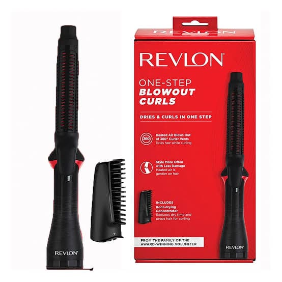 secador y ondulador 2 en 1 one step curls blowout revlon