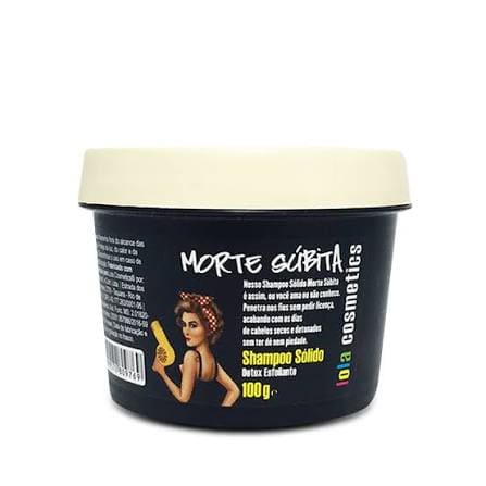shampoo sólido vegano lola cosmetics morte súbita detox 100g