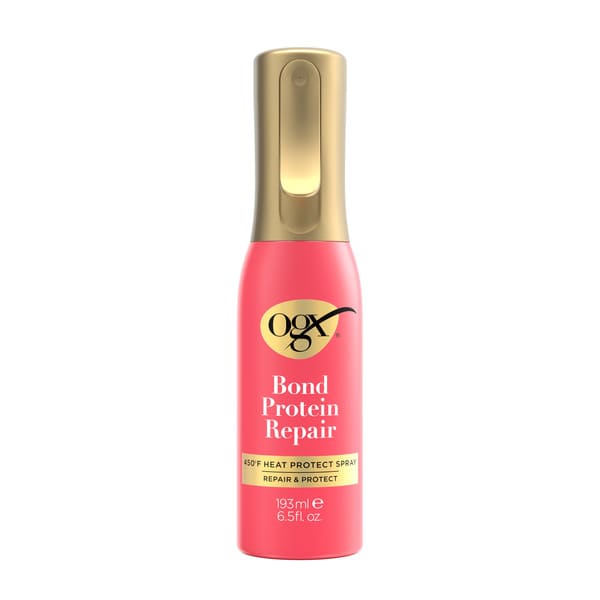 ogx bond protein repair 450°f heat protect spray
