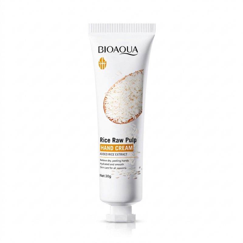crema de manos de arroz bioaqua 30g hidratación profunda