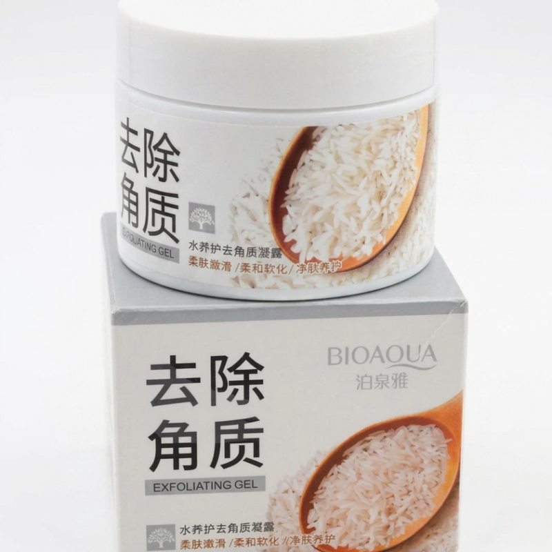gel exfoliante facial bioaqua de arroz 140g