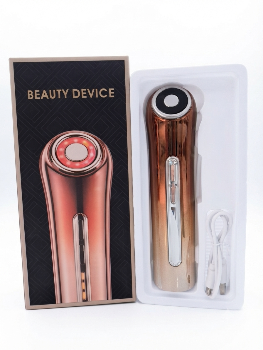 Masajeador Facial Antiedad con Luz LED Beauty Device
