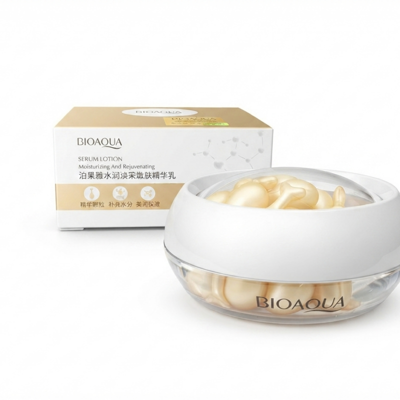 cápsulas faciales bioaqua sérum rejuvenecedor hidratante 30 cap