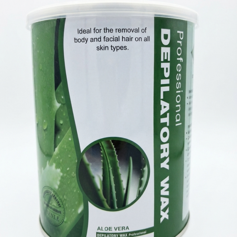 cera depilatoria profesional aloe vera con dióxido de titanio (pieles sensibles) 800g