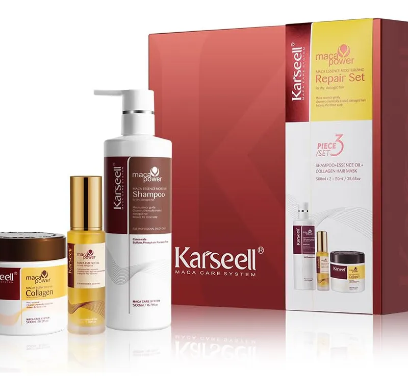kit karseell shampoo + mascarilla + serum