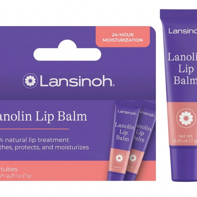 bálsamo labial de lanolina lansinoh pack de 2 tubos 7g
