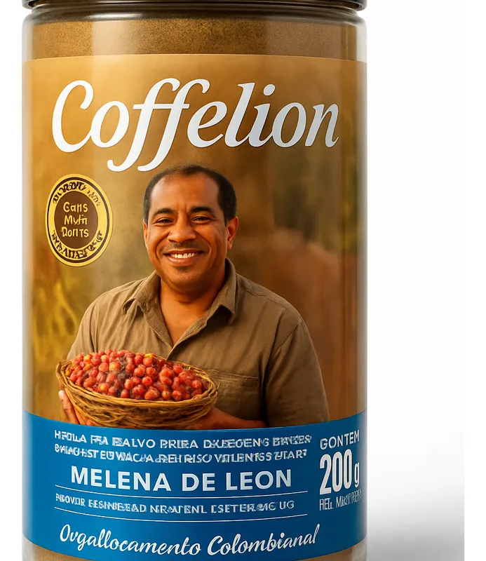 pharmazen zentec melena de león polvo 200g sabor café 40svc