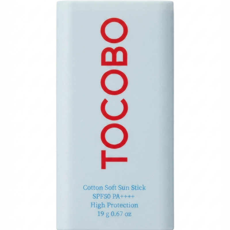 Protector Solar en Barra Tocobo Cotton Soft Sun Stick SPF50+ PA 19gr
