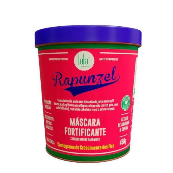 mascarilla fortificante vegana lola cosmetics rapunzel crecimiento 450g